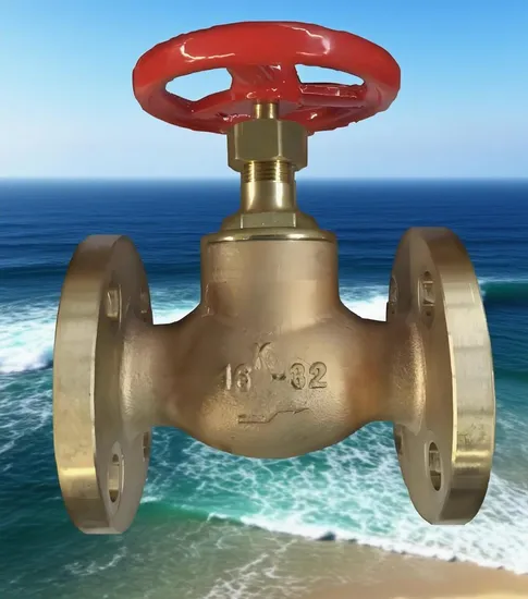 China Supplier JIS Cast Iron Angle Globe Valve JIS F7308 10K Flange